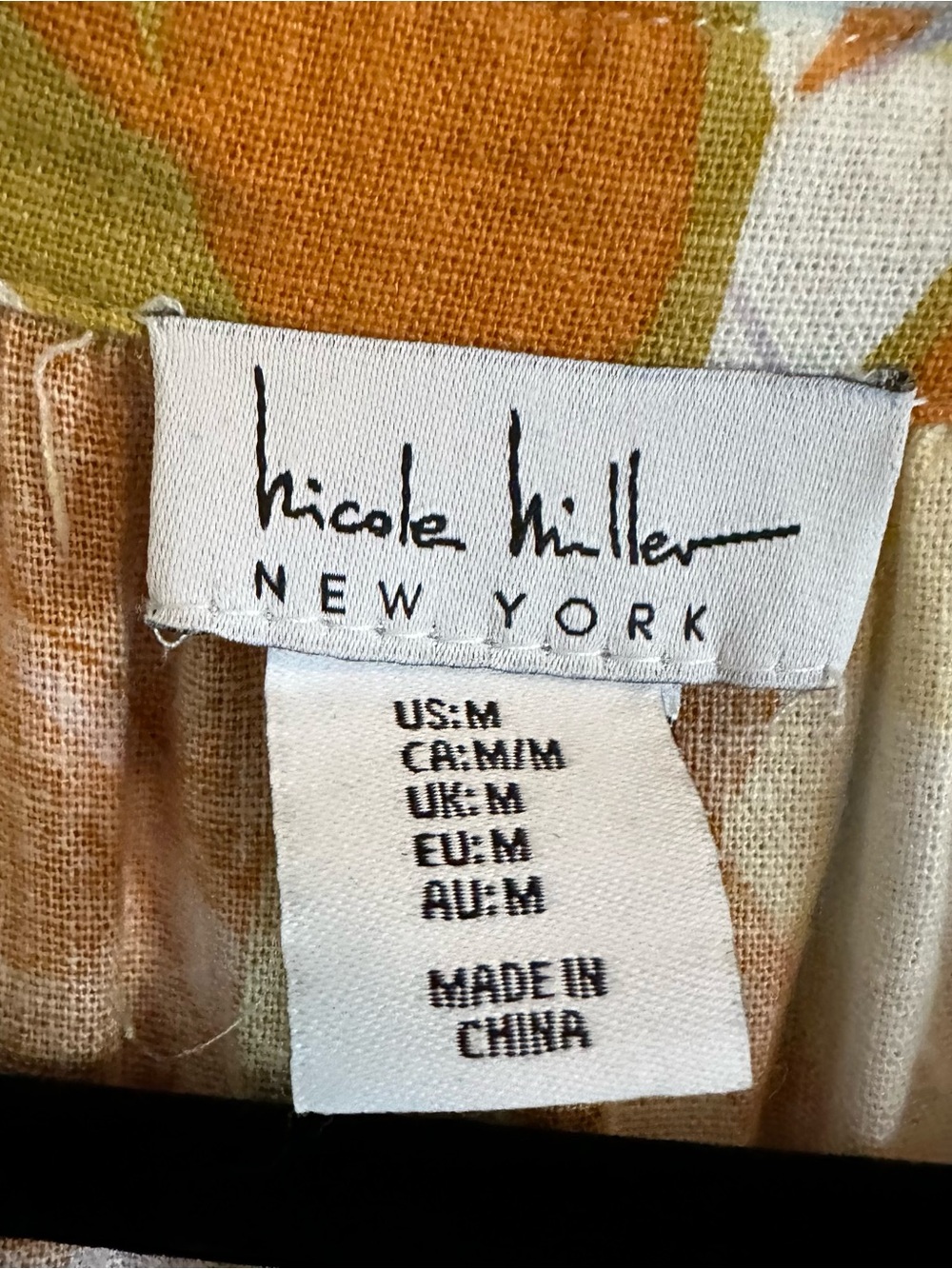 Nicole Miller Viscose Linen Button Dress - Picture 4 of 6